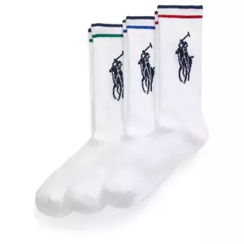 Носки 3 шт Polo Ralph Lauren BPP long, белый