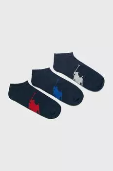 Носки (3 шт.) Polo Ralph Lauren, темно-синий