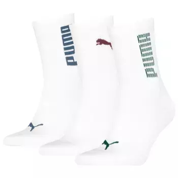 Носки 3 шт Puma 701233660 short, белый
