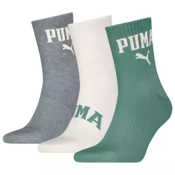 Носки 3 шт Puma Logo Crew short, разноцветный