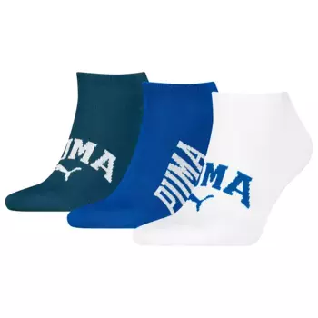 Носки 3 шт Puma Logo Sneaker, белый