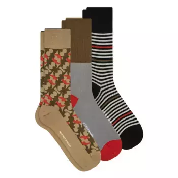 Носки 3 шт Scotch & Soda SS123277 crew, разноцветный