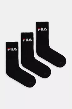 Носки (3 шт. в упаковке) Fila, черный