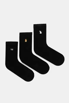 Носки 3 шт. в упаковке Medicine, черный
