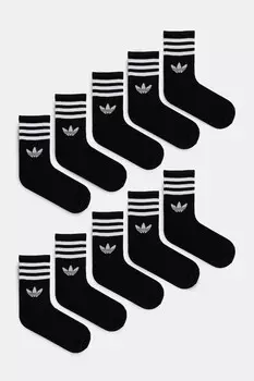 Носки 3-Stripes 6 пар Adidas Originals, черный