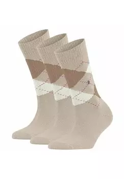 Носки 3ER PACK Burlington, бежевый