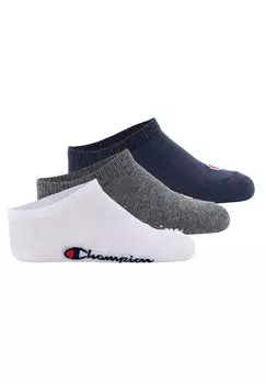 Носки 3Er Pack Logo Champion, blau wei grau