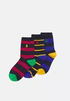 Носки 4-7 YEARS CREW UNISEX 3 PACK Polo Ralph Lauren, мультиколор