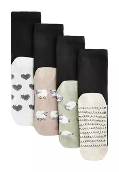 Носки 4 PACK Next, бежевый