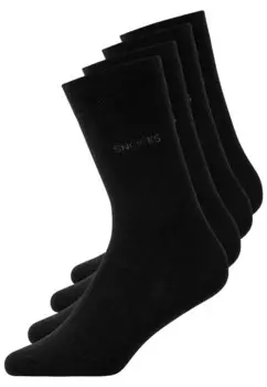 Носки 4 PACK SNOCKS, черный
