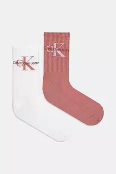 Носки 4 пары Calvin Klein Jeans, мультиколор