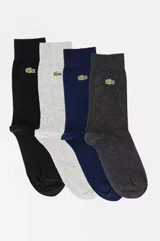 Носки - 4 пары Lacoste, черный