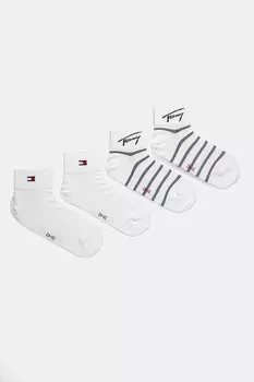 Носки 4 пары Tommy Jeans, белый