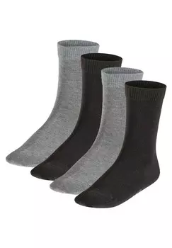 Носки 4ER PACK HAPPY FALKE, серый