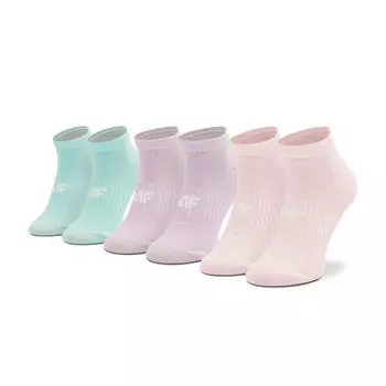 Носки 4F, фиолетовый/розовый/зеленый