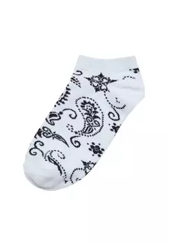 Носки 5-PACK BANDANA PATTERN Urban Classics, белый