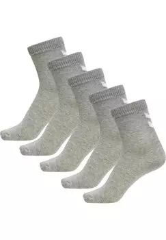 Носки 5 PACK Hummel, цвет grey melange