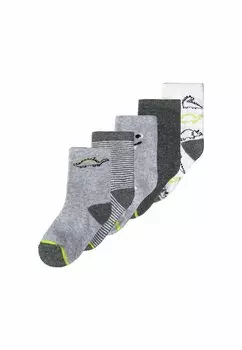 Носки 5 PACK MINOTI, цвет grey