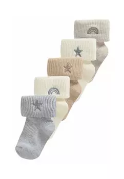 Носки 5 PACK Next, бежевый