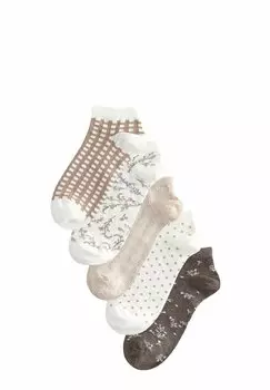 Носки 5 PACK Next, бежевый