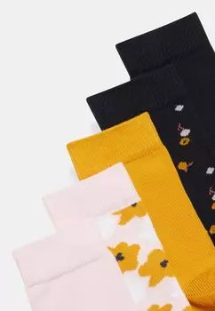Носки 5 Pack Schiesser, Gelb Dunkelblau Rose