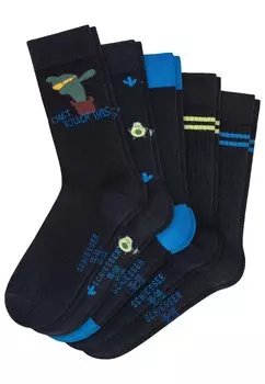 Носки 5 PACK Schiesser, темно-синий