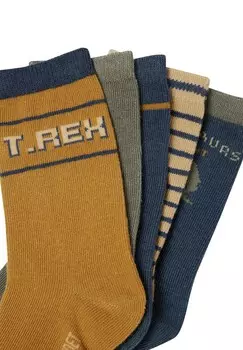 Носки 5ER-PACK DINO Vertbaudet, бежевый