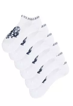 Носки 6 PACK ANKLE LOGO U.S. Polo Assn., белый