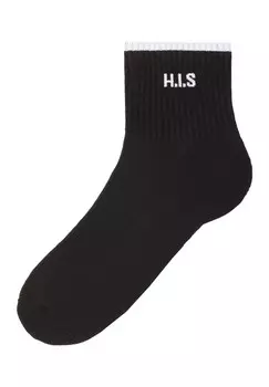 Носки 6 PACK H.I.S, черный
