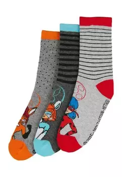 Носки 6 PACK Miraculous, темно-серый