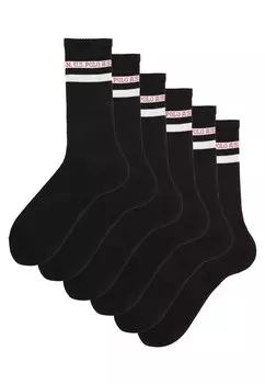 Носки 6 PACK U.S. Polo Assn., черный