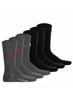 Носки 6 PACK U.S. Polo Assn., черный