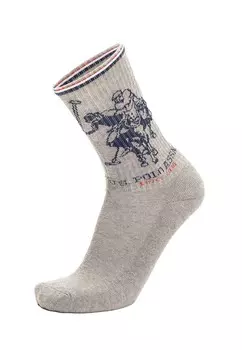 Носки 6 PACK U.S. Polo Assn., серый