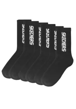 Носки 6 PACK UNISEX Skechers, черный