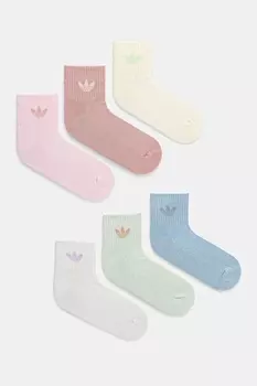 Носки 6 пар Adidas Originals, розовый