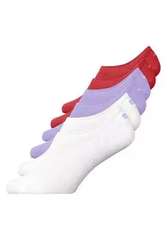 Носки 6PACK SNOCKS, цвет mix dunkelrot wei flieder