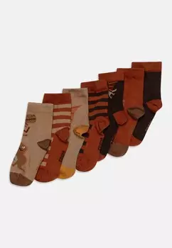 Носки 7 PACK Friboo, коричневый