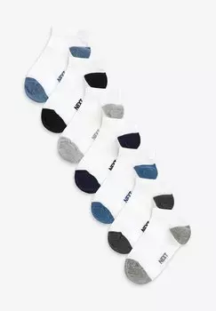 Носки 7 PACK RICH TRAINER Next, цвет white blue grey heel and toe