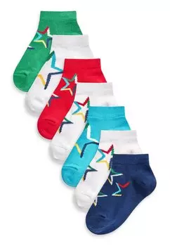 Носки 7 PACK RICH TRAINER Next, цвет white blue red star