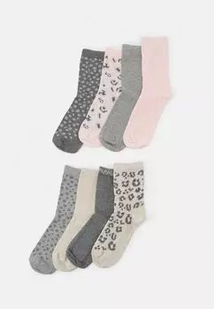 Носки 8 PACK Anna Field, светло-серый