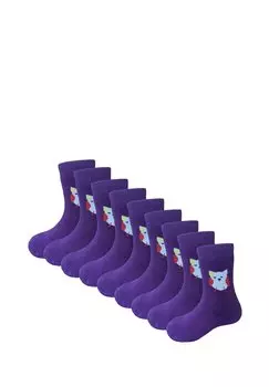 Носки 9 PACK Yalion, сиреневый