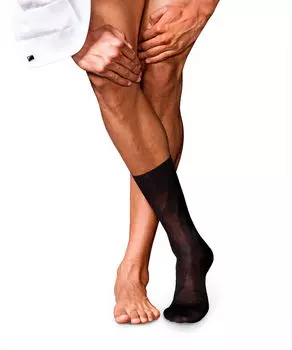 Носки "№9 pure fil d'cosse" Falke, черный