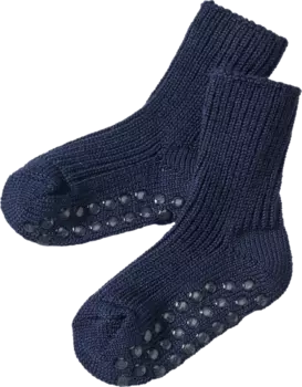 Носки ABS из натуральной шерсти синего цвета размер. 19/22 1ч. ALANA