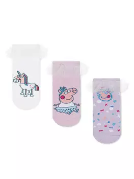 Носки ACCCS-SS25-205PP(3-PACK) Peppa Pig, белый