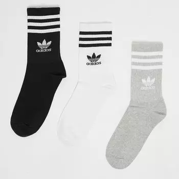 Носки adicolor Crew (3 шт.) adidas Originals, цвет multicolor