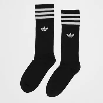 Носки adicolor High Crew (3 шт.) adidas Originals, цвет black
