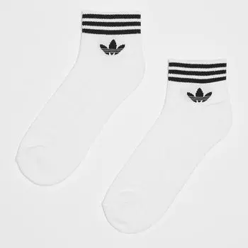 Носки adicolor с трилистником (3 шт.) adidas Originals, цвет white/black
