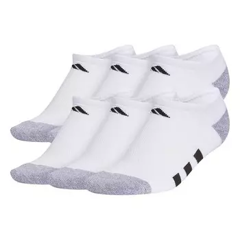 Носки adidas для мальчиков, 6 пар носков-непоказов Adidas, белый