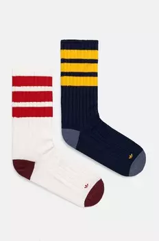 Носки adidas Originals, 2 пары, темно-синий
