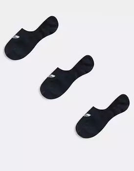Носки Adidas Originals 3 пары, черные, непромокаемые